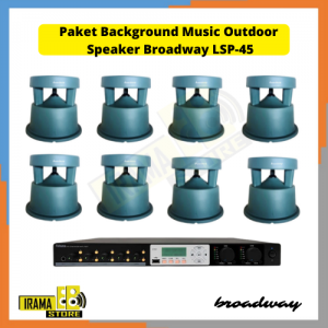 Paket Speaker Outdoor Taman Broadway - 8 Speaker